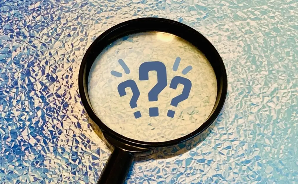 虫眼鏡とクエスチョン