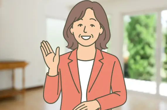 50代女性のイラスト