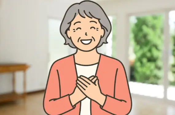 60代女性のイラスト